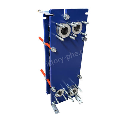 کیفیت  Gasketed Plate Heat Exchanger 0.5mm Painted Plate Frame Heat Exchanger کارخانه