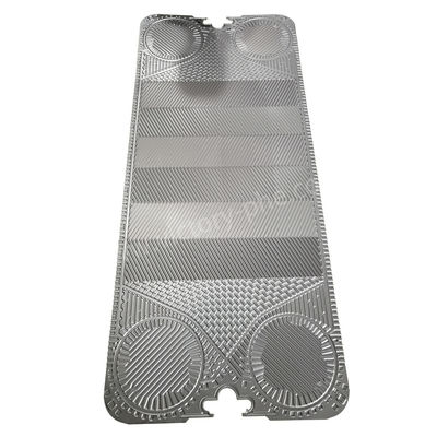 کیفیت  Nickel Alloy Vicarb Heat Exchanger Plates With Gasket 0.6mm Thickness کارخانه