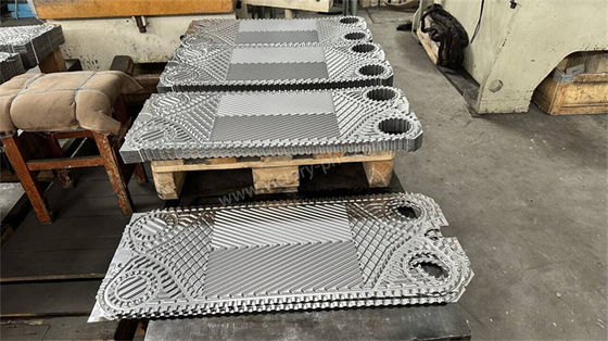 0.4mm - 0.6mm Sondex Heat Exchanger Plate نیکل/تیانینوم/فولاد ضد زنگ