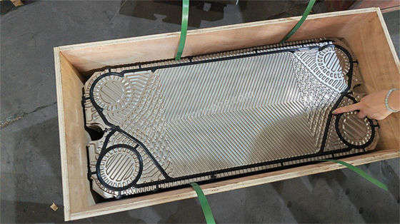 پوشش پودری صاف GEA مبادله گرما 0.5mm 0.6mm ضخامت