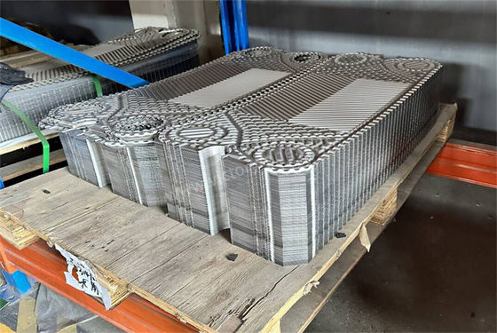 پوشش پودری صاف GEA مبادله گرما 0.5mm 0.6mm ضخامت