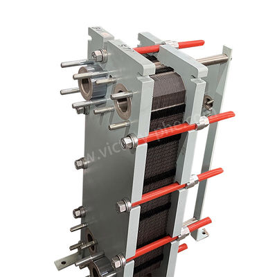 مبادله گرما صفحه تبخیر 18t/h با مواد صفحه گسکت NBR / EPDM