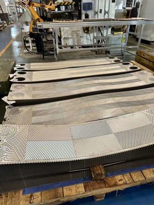 0.4mm Accessen Exchanger Plate Powder Coating نگهداری منظم