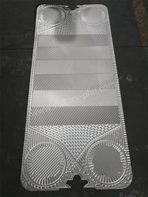 صفحه ی مبادله گرما 800 میلی متری SUS304 316L تا 200.C Max Temp NBR Gasket